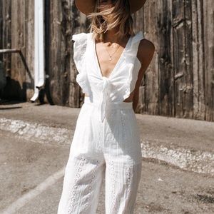 Eyelet Romper